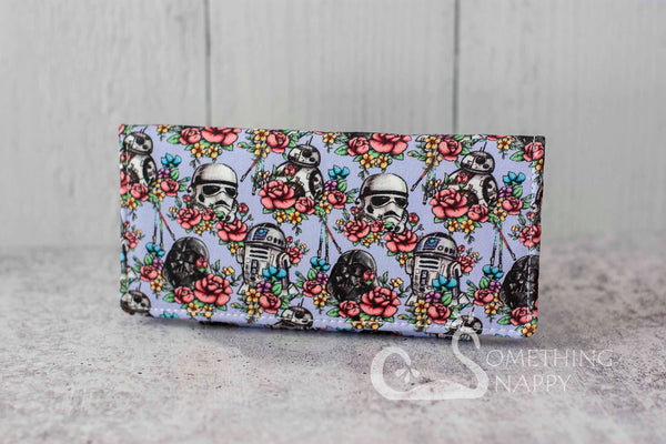 Floral Wars Wallet - Lilac