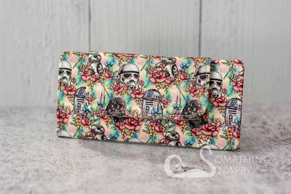 Floral Wars Wallet - Pastel