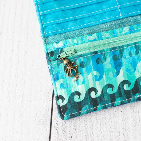 Tangled Tentacles (Aqua) Wallet