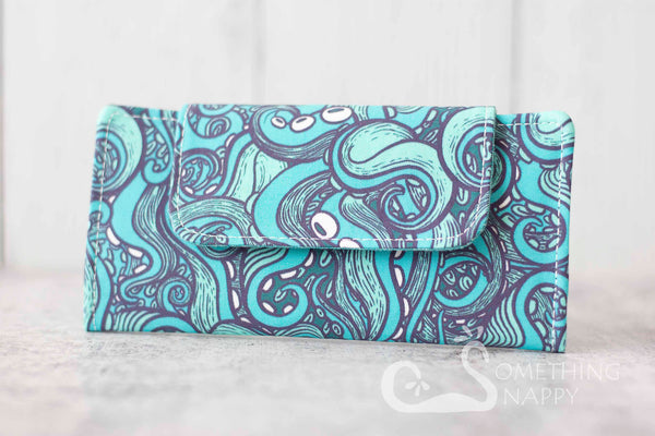 Tangled Tentacles (Aqua) Wallet