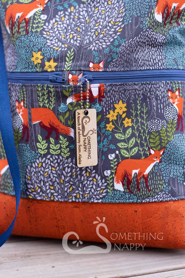 Fox Forest Drawstring Backpack