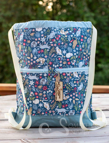 Catnip Garden Drawstring Backpack