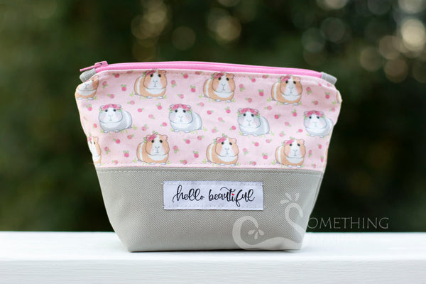 Hello Beautiful Cosmetic Bag - Pixie Size