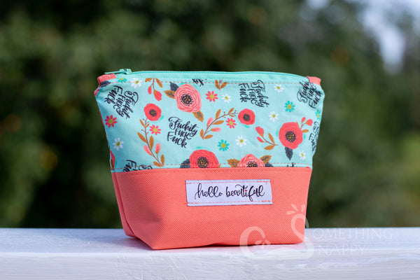 Hello Beautiful Cosmetic Bag - Pixie Size