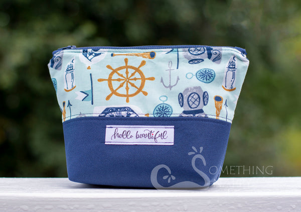 Hello Beautiful Cosmetic Bag - Mermaid Size
