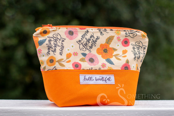 Hello Beautiful Cosmetic Bag - Dragon Size