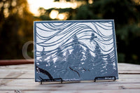 Flight of the Raven hand-pulled wood block print