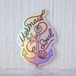 "Mermaid Soul" Holographic die-cut stickers
