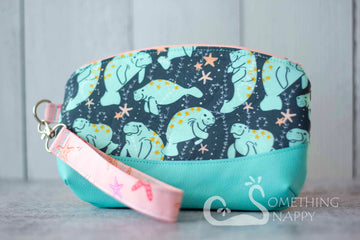 Oh, the hue manatee Wristlet