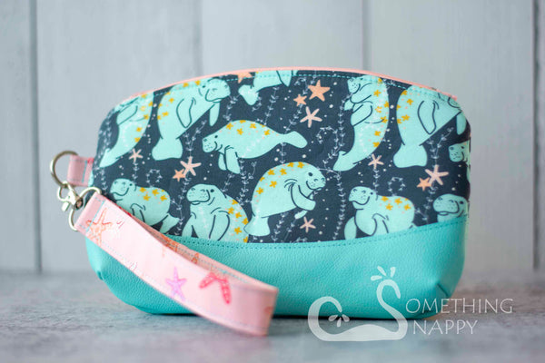 Oh, the hue manatee Wristlet