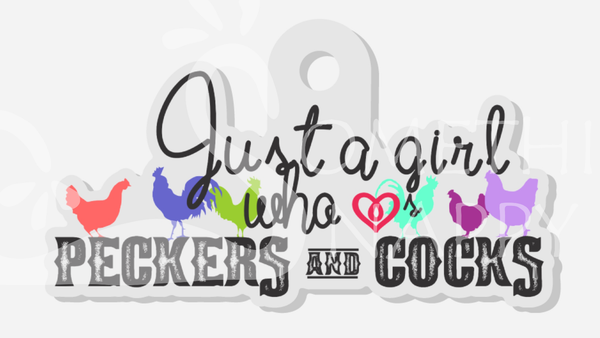 **NSFW** Chicken Lover Keychain