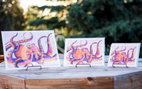 Pulpo Puesta de Sol Octopus Giclee Prints