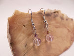 Fluorite and Swarovski Crystal Earrings