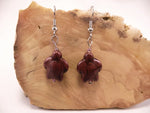Brown Howlite Turtle Earrings