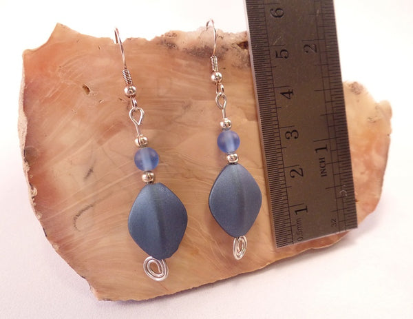 Blue Mermaid Earrings