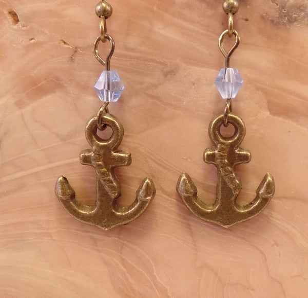 Nautical Anchor Earrings
