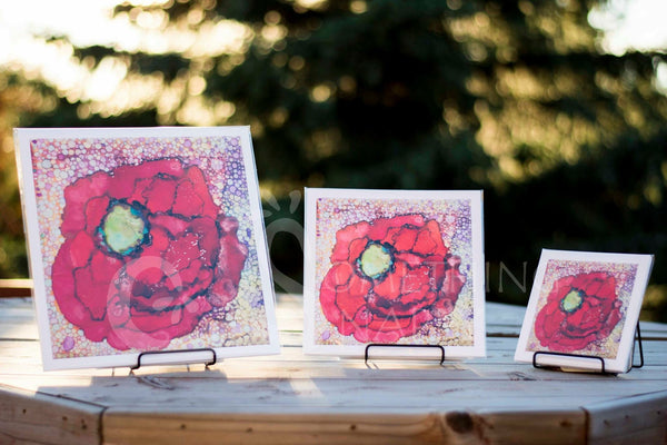 Poppy Dots Giclee Prints