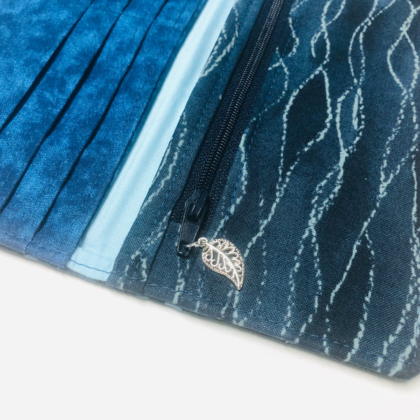 Navy Batik Raven Wallet