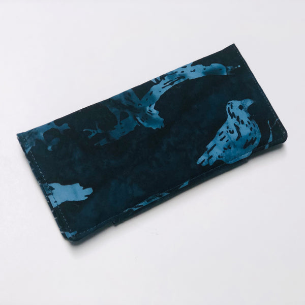 Navy Batik Raven Wallet