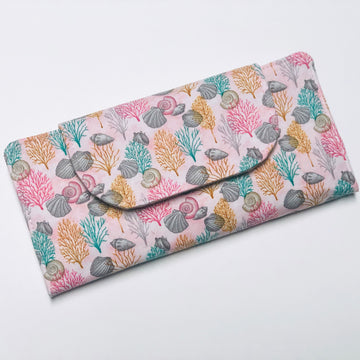 Seashells by the sea shore wallet